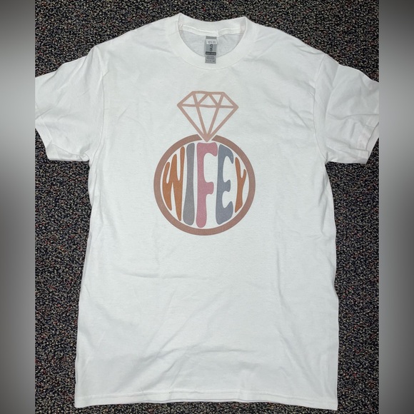 Wifey white t-shirt - Picture 2 of 2